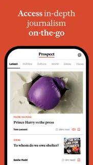 prospect magazine iphone screenshot 2