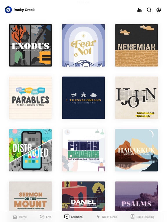 Rocky Creek Church iPad screenshot 2 - Lifestyle app