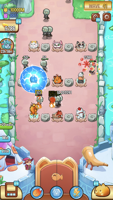 Tower Defense: Cat vs Zombie Screenshot