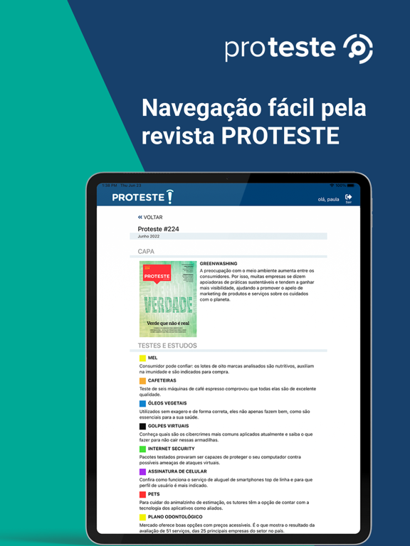 PROTESTE. Defesa do consumidor screenshot 2