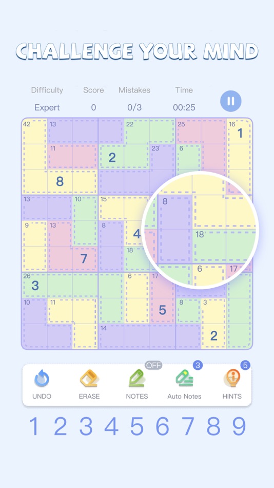 #2. Killer Sudoku Master-SumSudoku (iOS) 由: 振开 徐