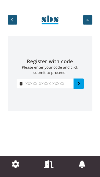 SBS Digital Key Screenshot