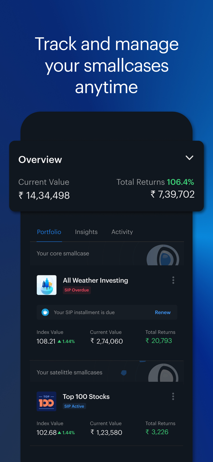 smallcase Stock Investments