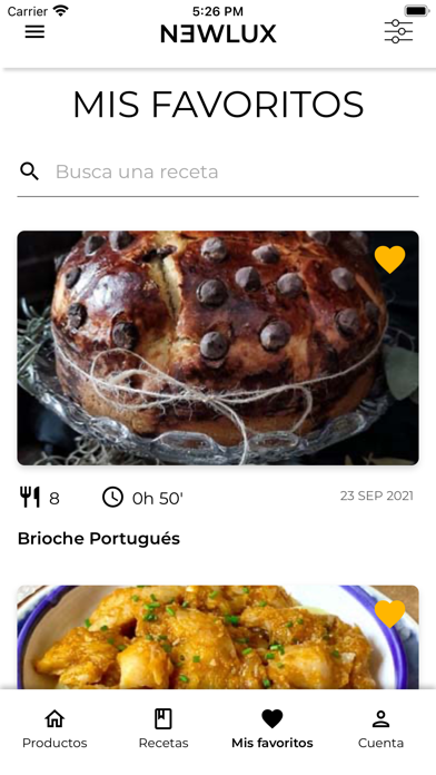 Newlux Recipes Screenshot