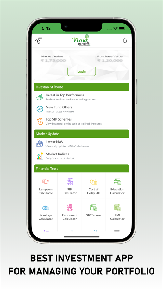 #2. Next Portfolio (iOS) 由: Excel Net Solutions Private Limited