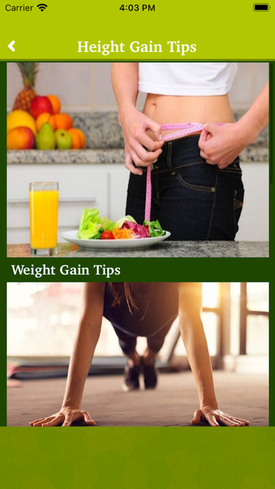 Weight Height gain tips Hindi Screenshot