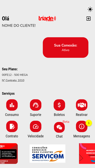 Triade Fibra App Screenshot 2 of 5