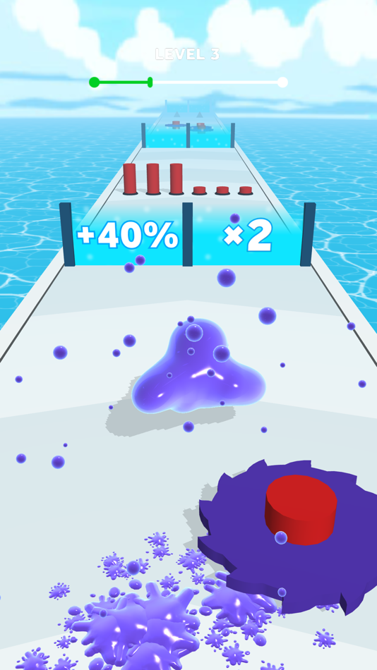 #1. Blob Rush: Slimy Runner 3D (iOS) By: 杭威宇 卢