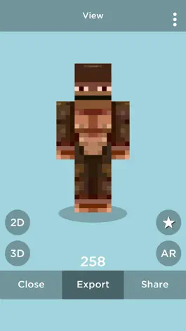 Game screenshot skins for Minecraft AR apk