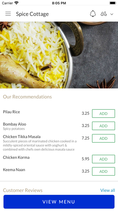 Spice Cottage. Screenshot