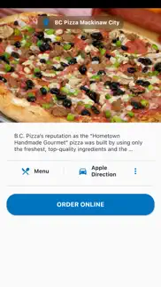 b.c. pizza mackinaw city iphone screenshot 2