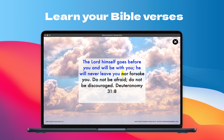 #3. Bible Scripture Typing Daily (macOS) 由: Vision Runner LLC