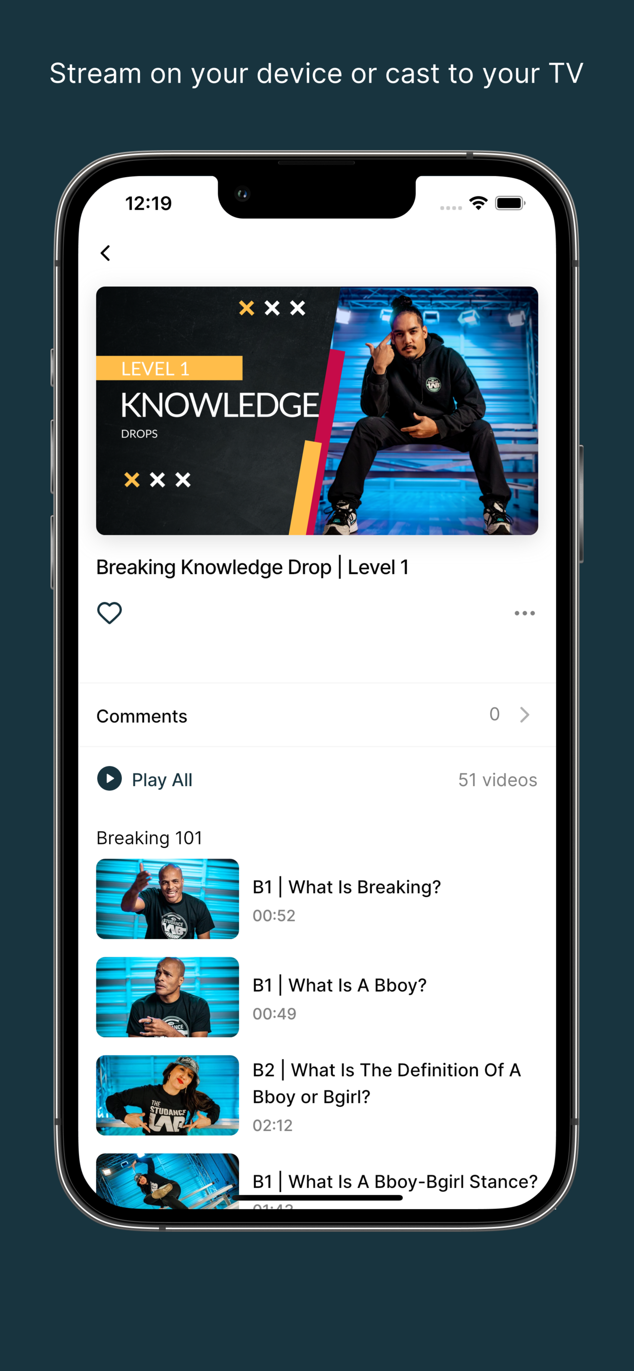 Levels - Dance Program