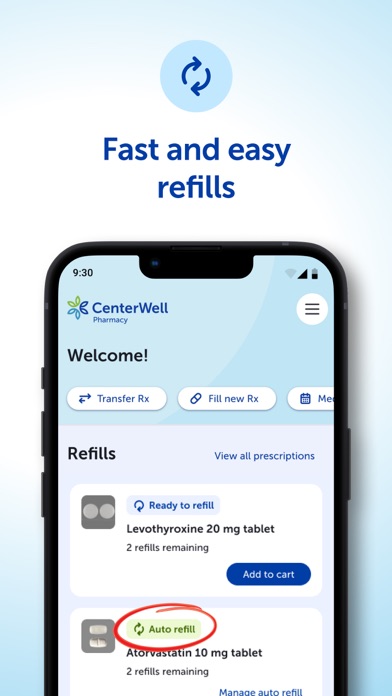CenterWell Pharmacy Screenshot