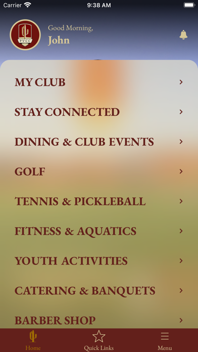 Paradise Valley Country Club Screenshot