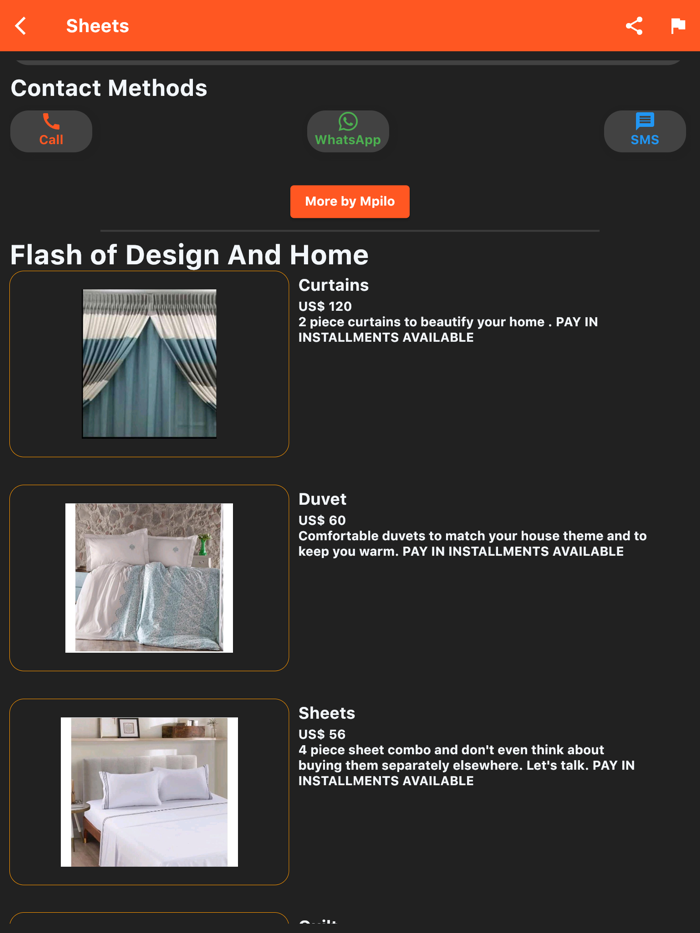 Zim Dealers Buy and Sell Market