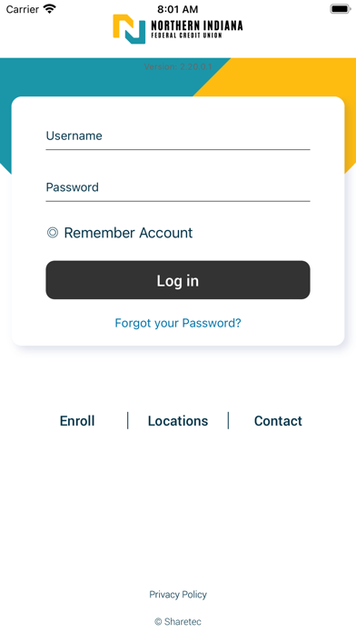 Northern Indiana FCU Screenshot