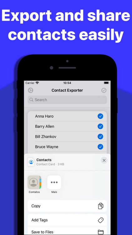 Contact Exporter: Backup Share