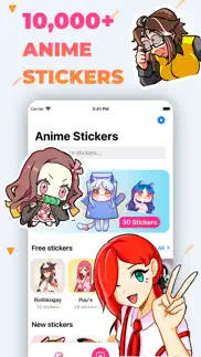 anime stickers - sticker maker iphone screenshot 1