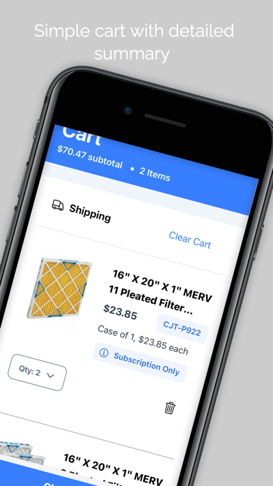 FilterFetch Mobile Screenshot
