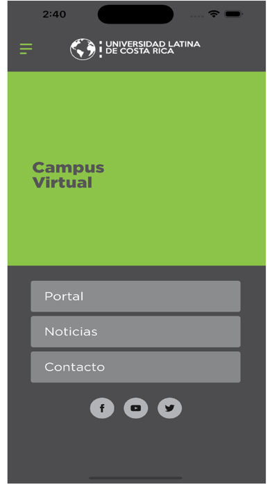 Universidad Latina Screenshot