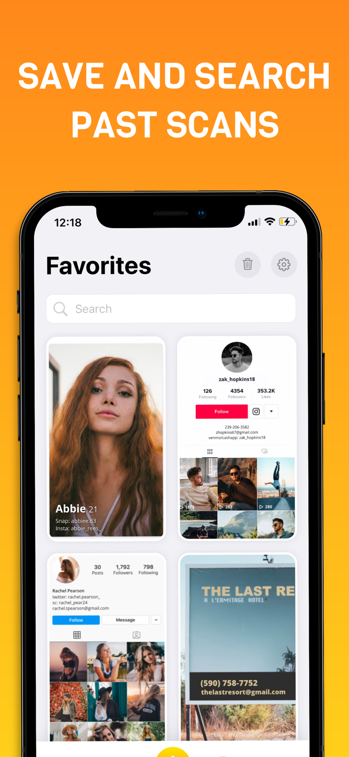 LiveLink - Screenshot Scanner