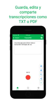 voitext -convertir voz a texto iphone capturas de pantalla 3