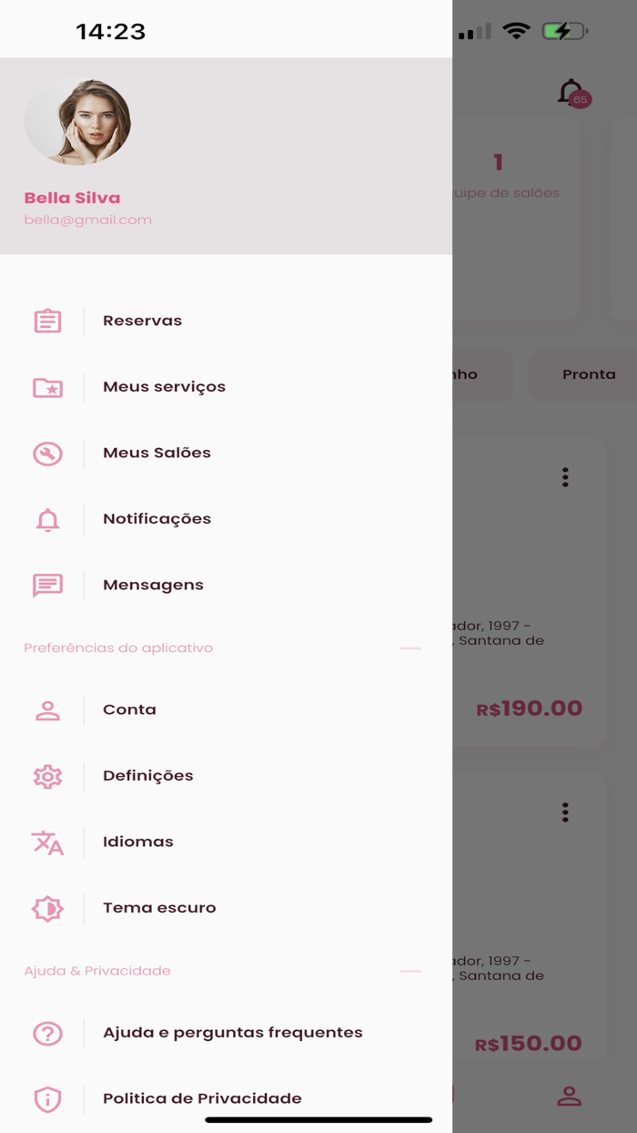 Bellatu Gerenciamento de Salão