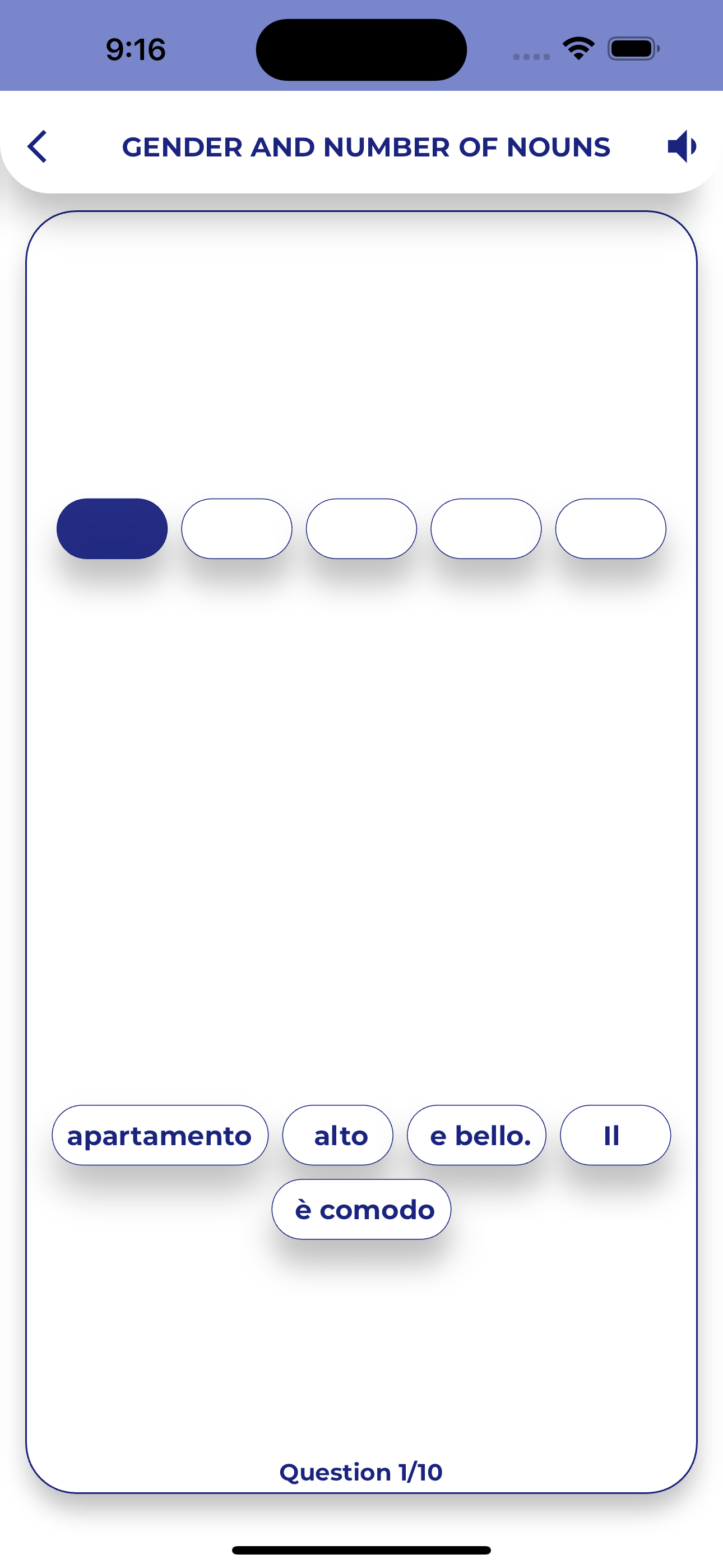 Italian GrammarーLessons・Tests