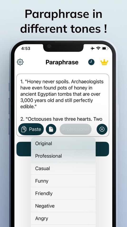 #2. Paraphrase Tool - Rewrite (iOS) 由: DAMIEN, NATHANAEL ELLEDGE