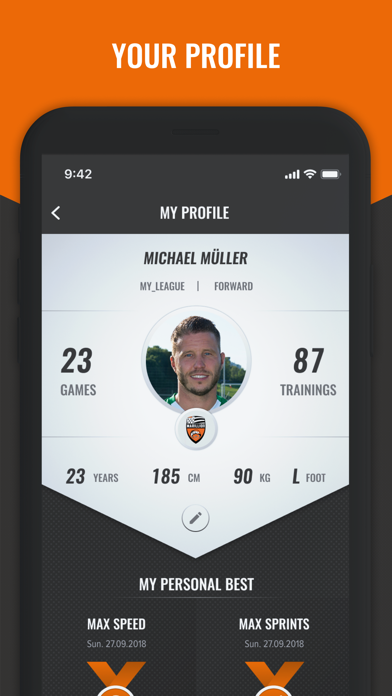 TRACKTICS Player for football Screenshot