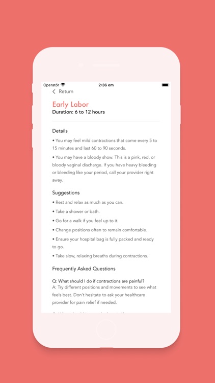 Contraction Timer By Twisted Society AB