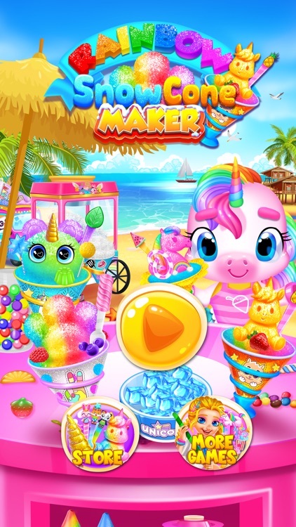 Rainbow Frozen Snowcone Maker screenshot-5