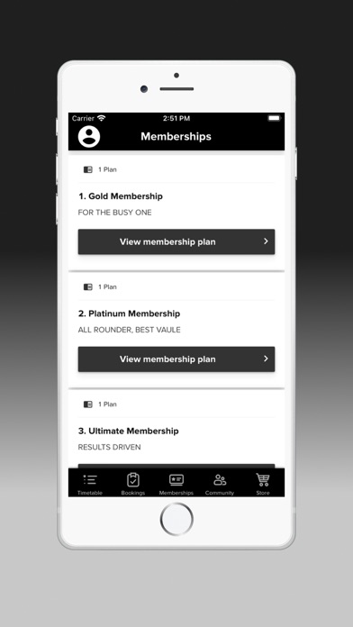 RISE Fitness & Wellness Screenshot