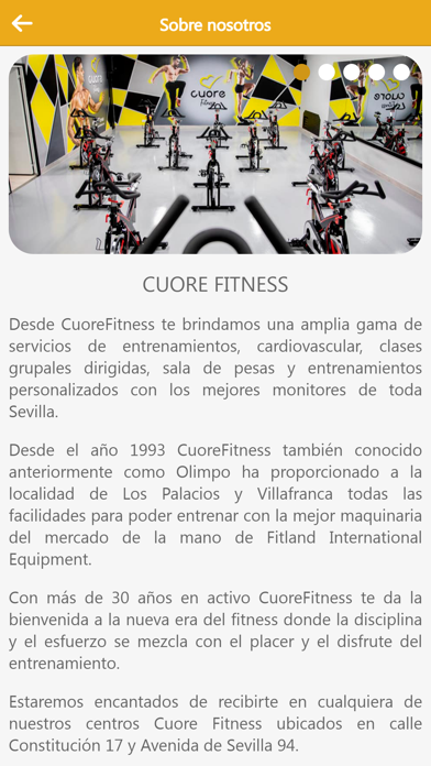 GIMNASIO CUORE FITNESS Screenshot
