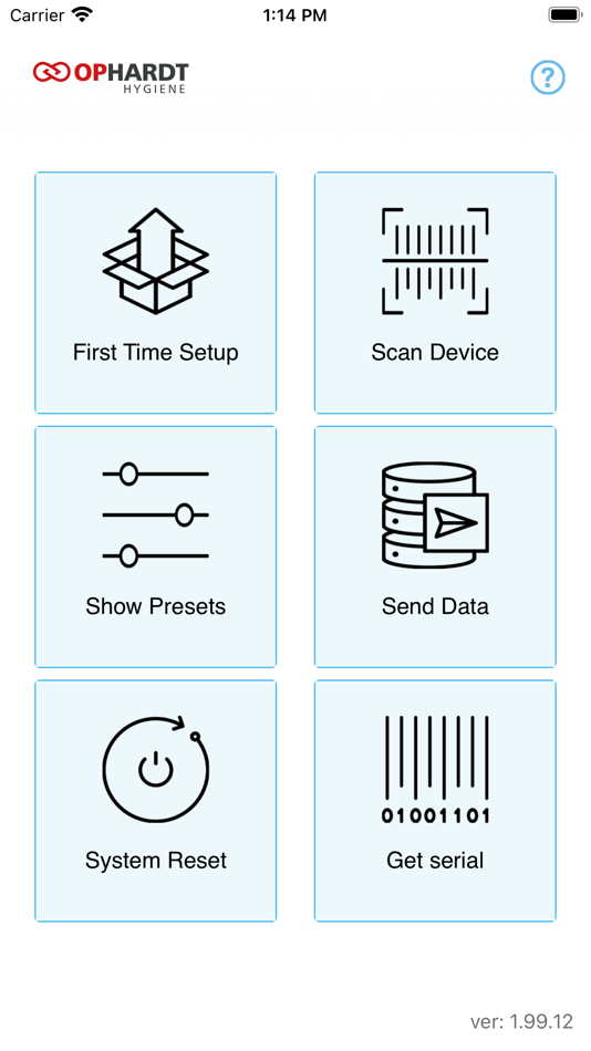 #1. OIS Installation App (iOS) 由: Ophardt Hygiene Technologies Inc