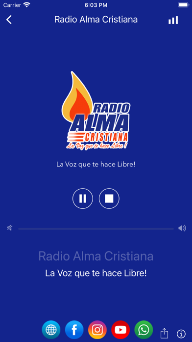 Radio Alma Cristiana Screenshot