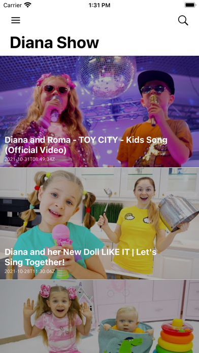 Watch Diana Shows Screenshot