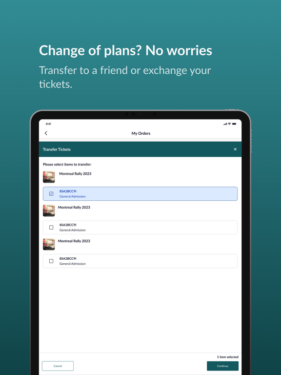 Showpass iPad screenshot 4 - Entertainment app