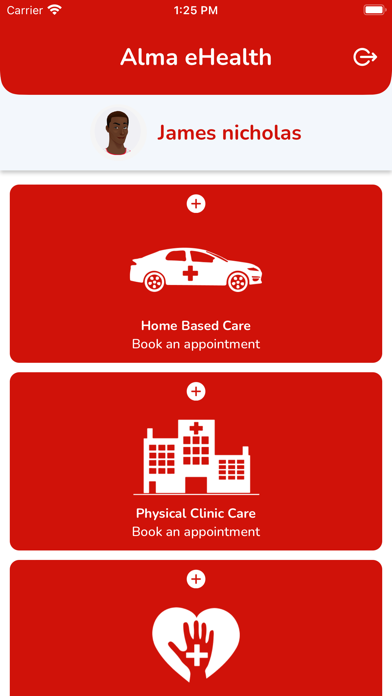 Alma e-Health Screenshot