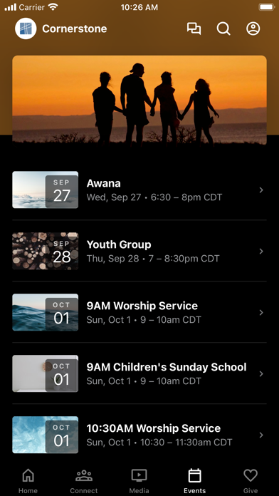 Cornerstone Church Glenview Screenshot