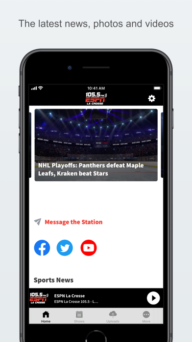 ESPN La Crosse 105.5 Screenshot