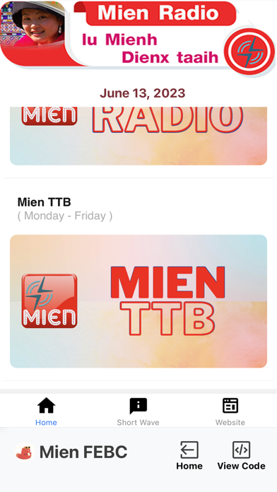 Mien Radio Screenshot