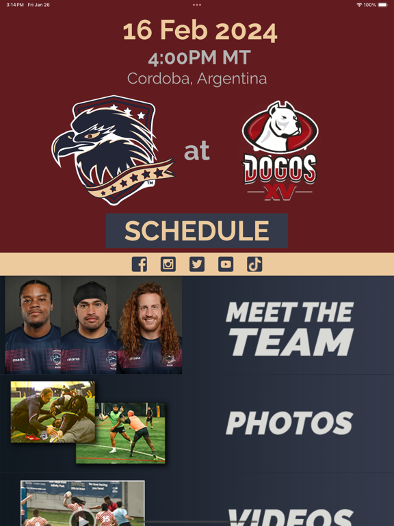 Screenshot #4 pour American Raptors Rugby