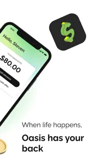 oasis - cash advance & credit iphone screenshot 2