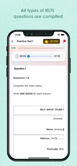Game screenshot IELTS® Test Pro hack