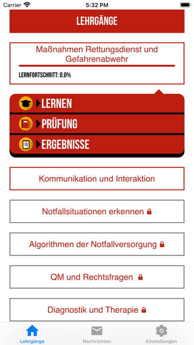 Prüfungshilfe Notfallsanitäter Screenshot