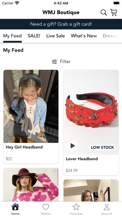 WMJ Boutique Screenshot