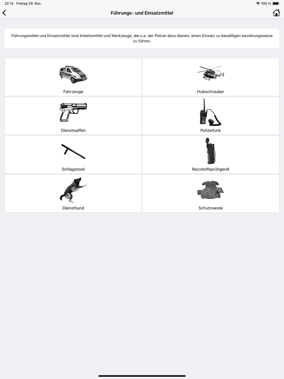 PWiki – Polizei-Lexikon iPad screenshot 5 - Reference app