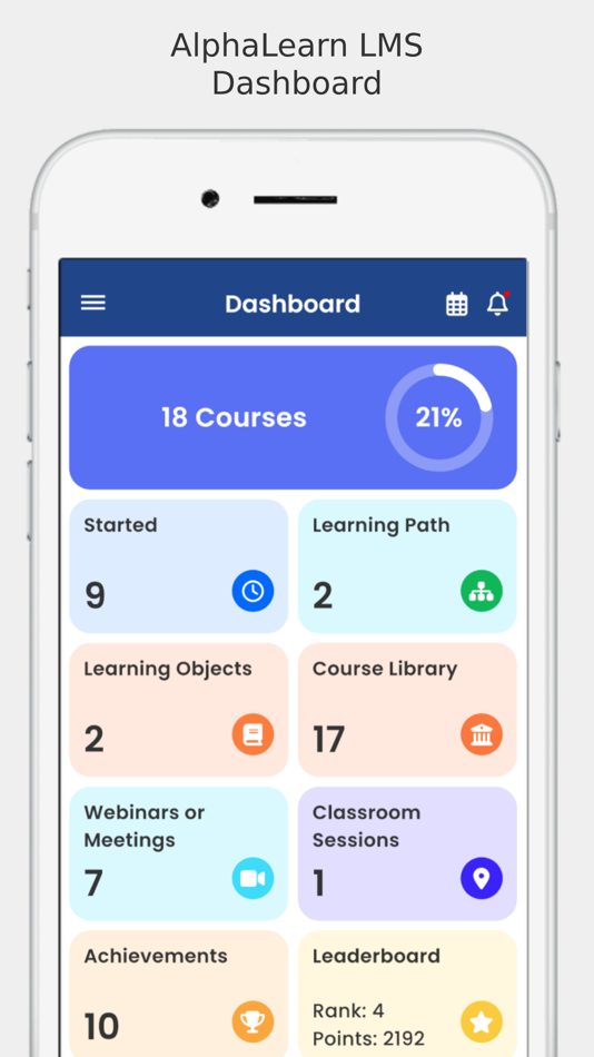 #2. AlphaLearn LMS (iOS) By: Horizzon Information Technologies Private Limited